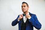 Blue Silk Tuxedolkjhgcfchjk